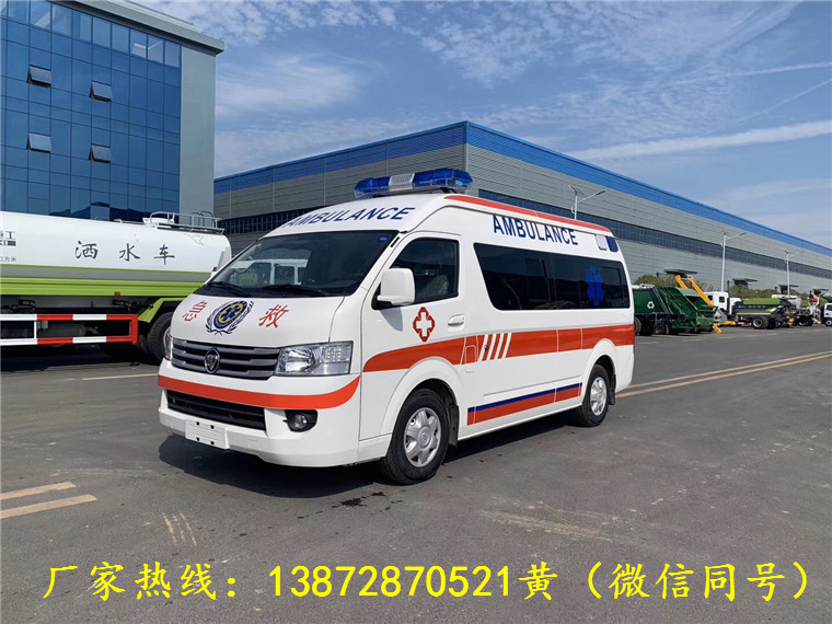 國(guó)六福田G9监护型救护車(chē)